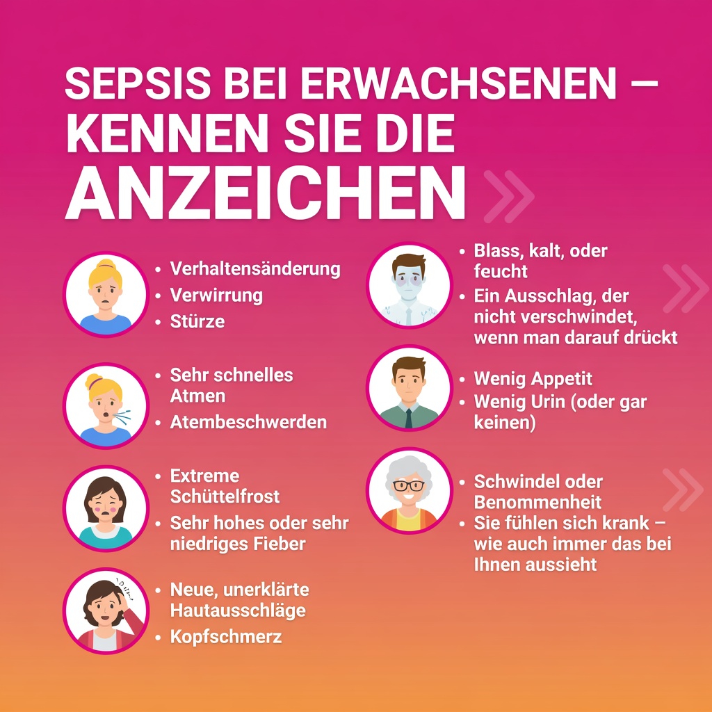 Wie Senioren frühe Anzeichen einer Sepsis erkennen können: 5 häufige Symptome, auf die man im Alltag achten sollte