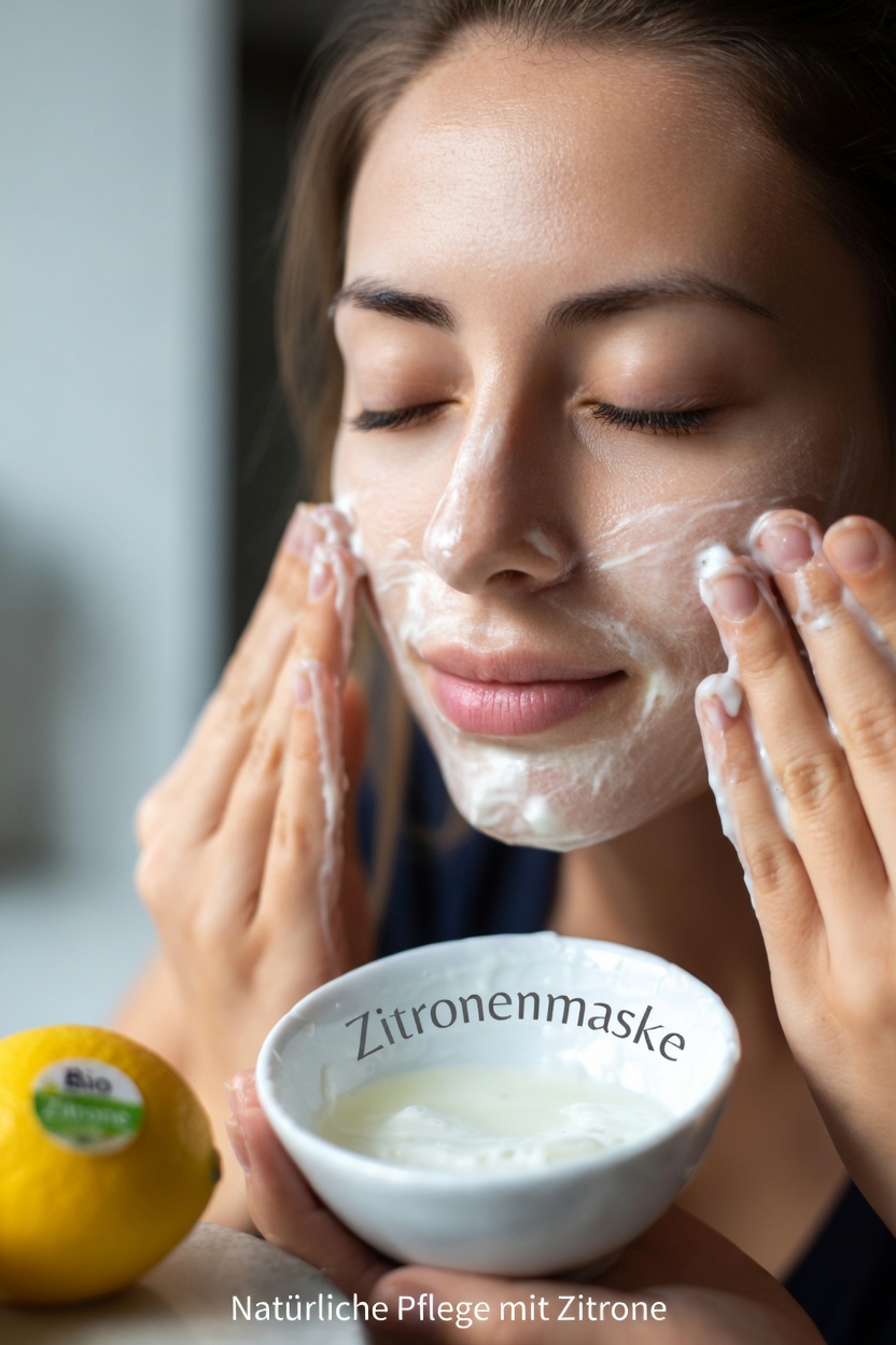 Wie man eine natürliche Gesichtsmaske aus Eiweiß und Zitrone für die tägliche Hautpflegeroutine herstellt
