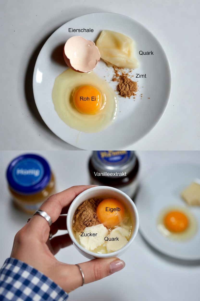 Entdecke, wie du eine Nachtmaske aus Eigelb und Vaseline für deine abendliche Hautpflegeroutine herstellst