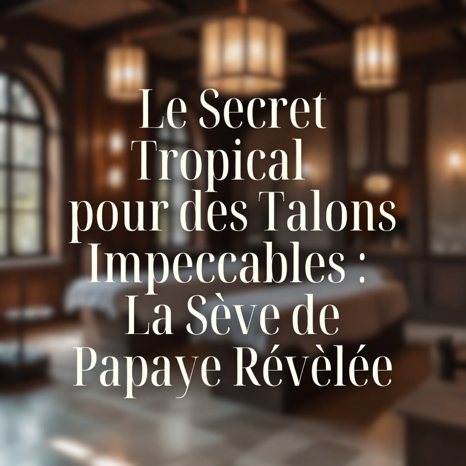 Das tropische Geheimnis für makellose Fersen: Der Papayasaft enthüllt