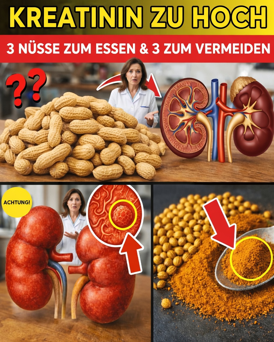 Hohe Kreatininwerte? Entdecken Sie 3 Nüsse, die Sie für die Nierengesundheit genießen können, und 3, die Sie einschränken sollten