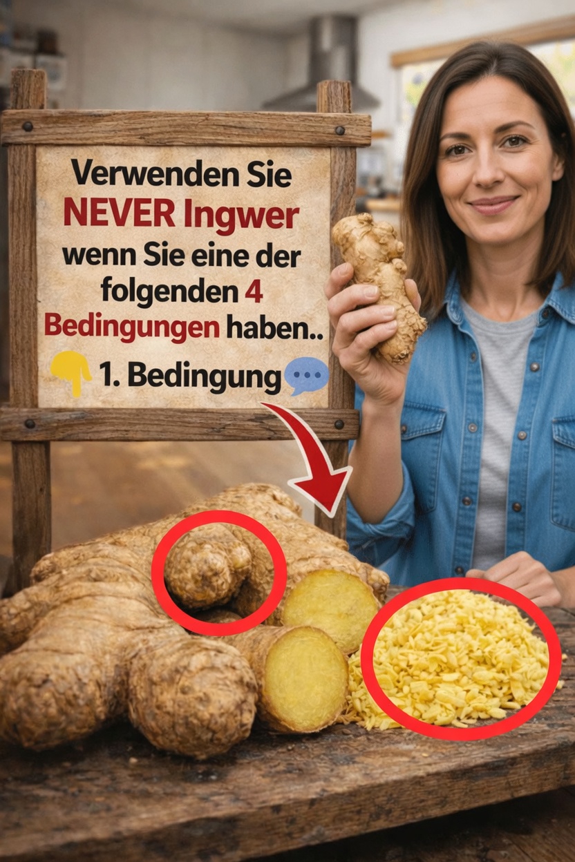 Entdecken Sie, wann Ingwer vielleicht nicht das Richtige für Sie ist: 4 Gesundheitszustände, die Sie im Hinterkopf behalten sollten