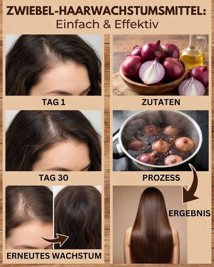 Warum eine 1-wöchige Zwiebelöl-Routine in der natürlichen Haarpflege zunehmend Aufmerksamkeit gewinnt
