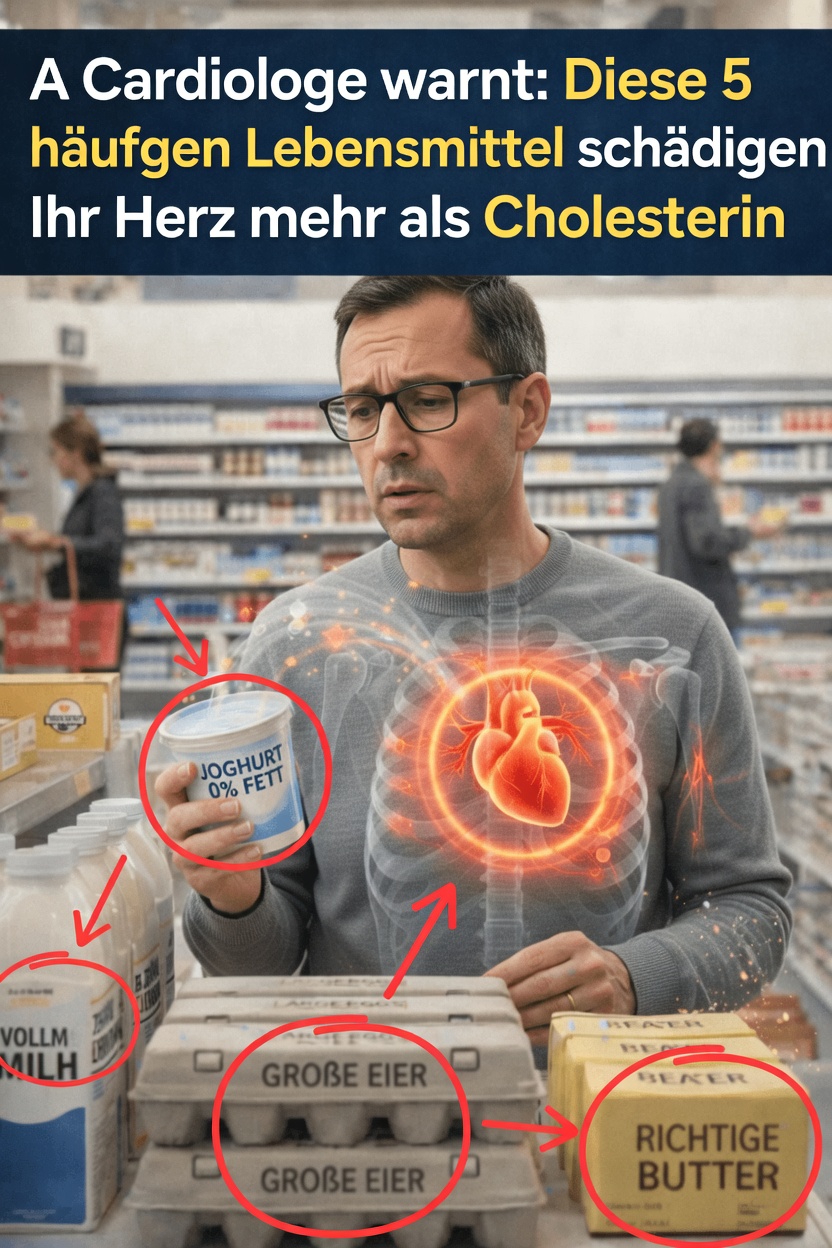 Schaden diese 5 alltäglichen Lebensmittel Ihrem Herzen heimlich mehr als Cholesterin?