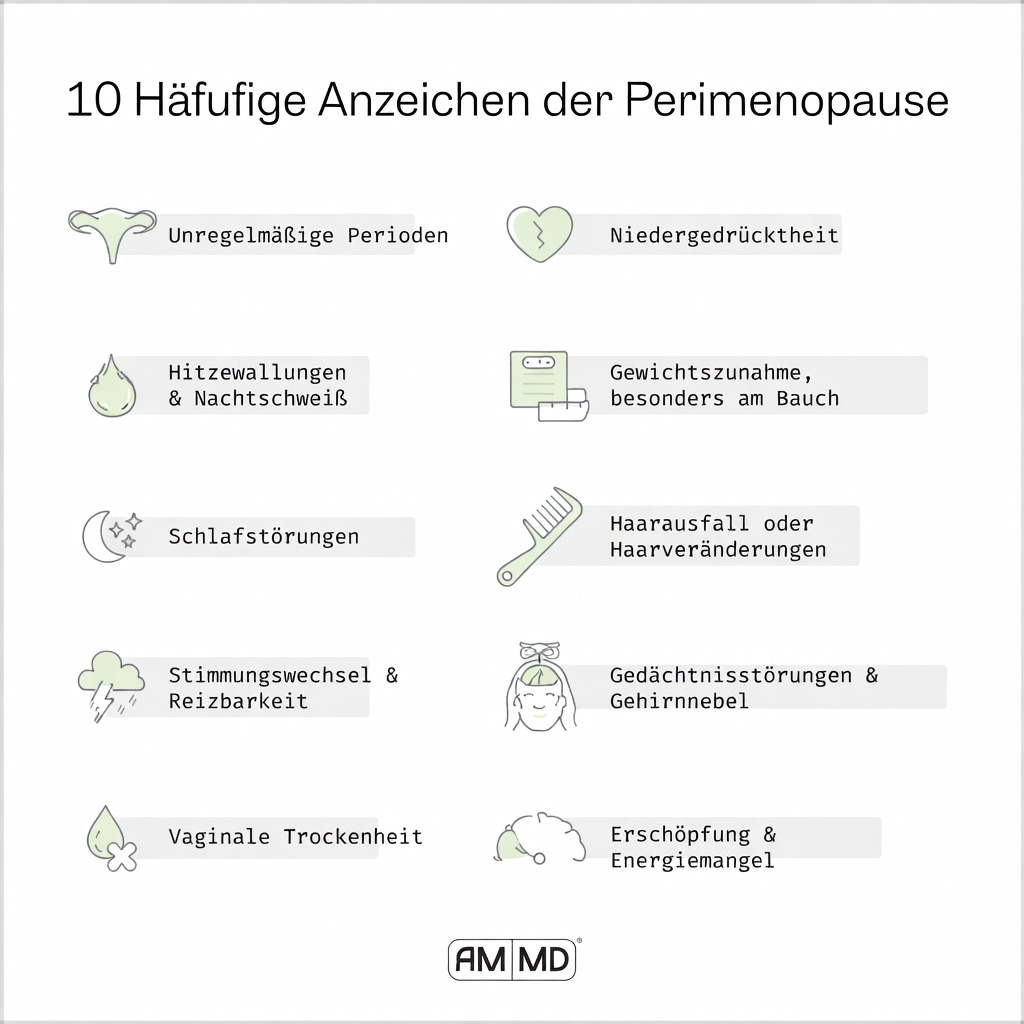 10 frühe Anzeichen der Perimenopause und Menopause, die Sie kennen sollten