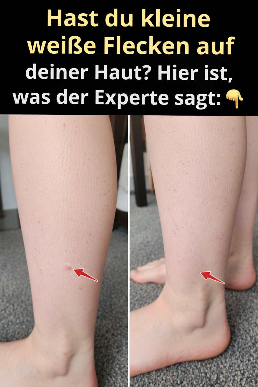 Warum erscheinen kleine weiße Flecken auf Ihren Armen und Beinen? Diese häufige Hautveränderung verstehen