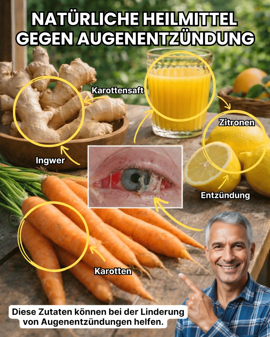 Ich verlor mein Augenlicht und fühlte mich hilflos … bis ein Augenarzt diese einfache natürliche Saft-Idee mit mir teilte
