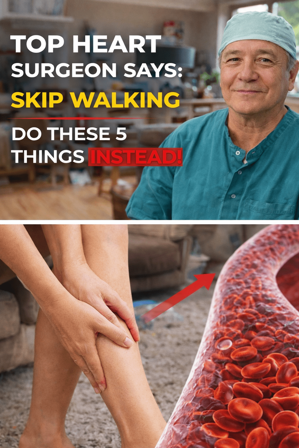 Vergessen Sie das Gehen! Machen Sie stattdessen diese 5 Übungen ab 60 — vom Chirurgen empfohlen