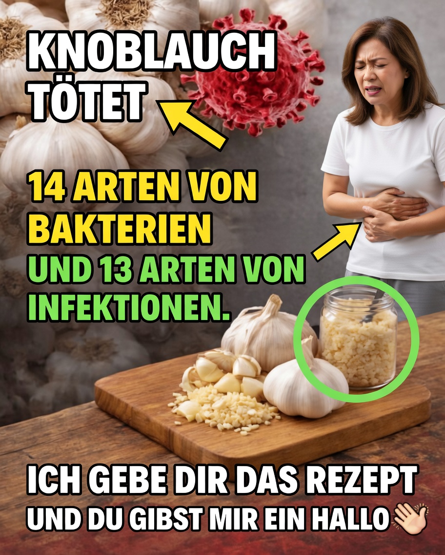 Stimmt es, dass Knoblauch 14 Arten von Bakterien und 13 Arten von Infektionen abtötet?