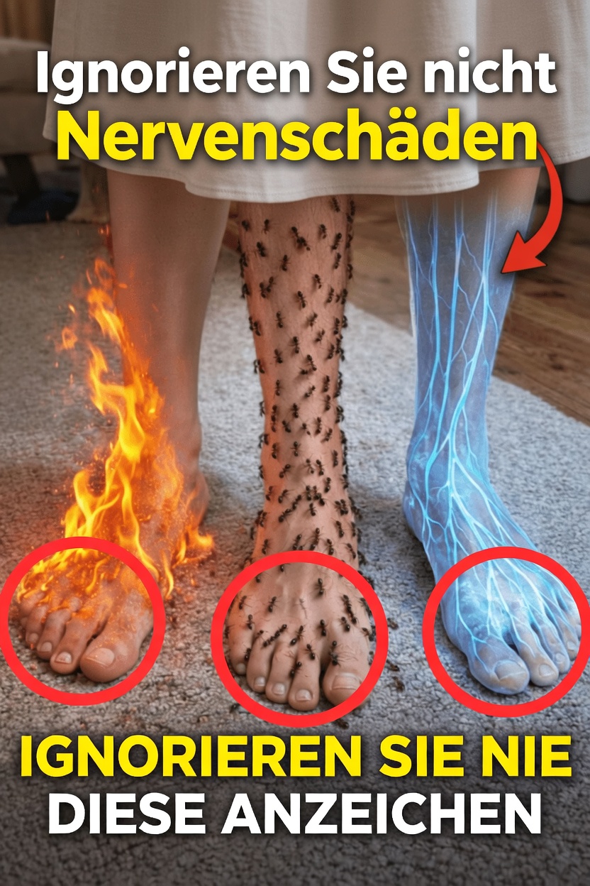 15 frühe Warnzeichen für Nervenschäden in Ihren Füßen und Händen, auf die Sie achten sollten