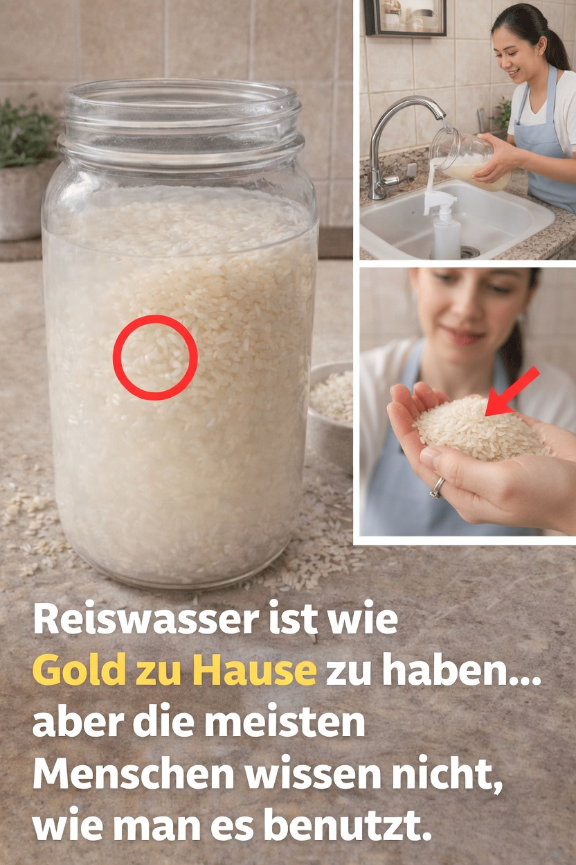 Reiswasser: Ein einfaches Hausmittel, das viele Menschen für die Haar- und Hautpflege wiederentdecken