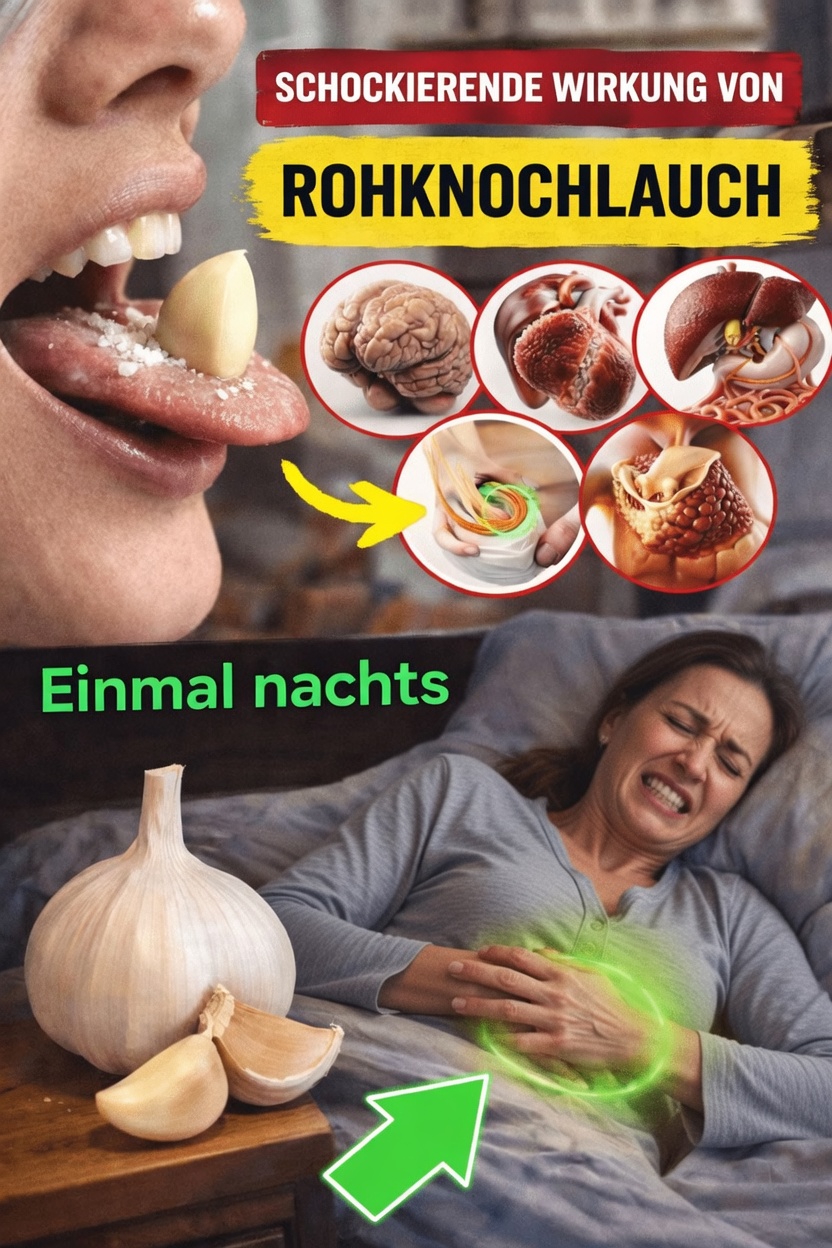 Was mit Ihrem Körper passiert, wenn Sie jeden Tag 2 frische rohe Knoblauchzehen essen