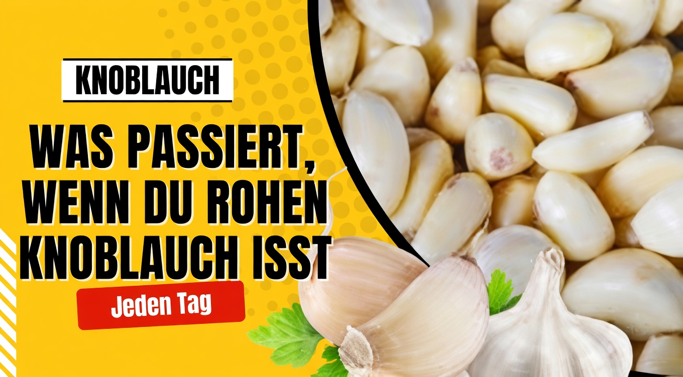 Was mit Ihrem Körper passiert, wenn Sie jeden Tag 2 frische rohe Knoblauchzehen essen