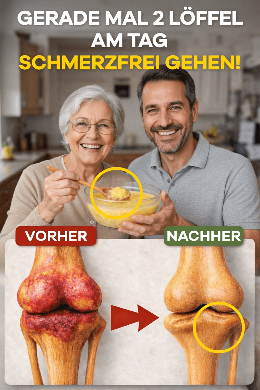 Entdecken Sie, wie das tägliche Hinzufügen von nur zwei Löffeln dieser natürlichen Paste dazu beitragen kann, Ihre Kniegesundheit zu unterstützen