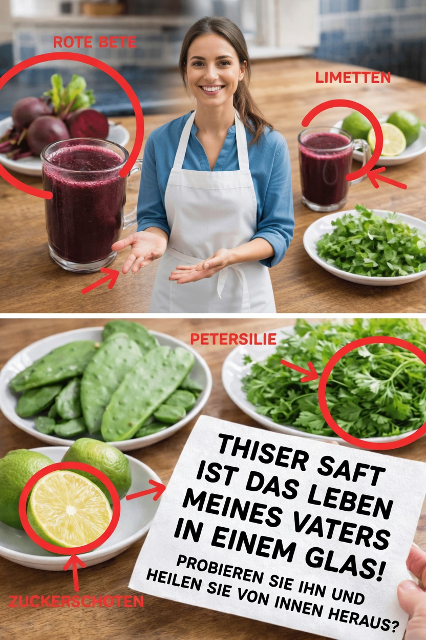 Entdecken Sie den erfrischenden Rote-Bete- und Nopal-Saft: Eine einfache Möglichkeit, Ihrer täglichen Routine lebendige Nährstoffe hinzuzufügen