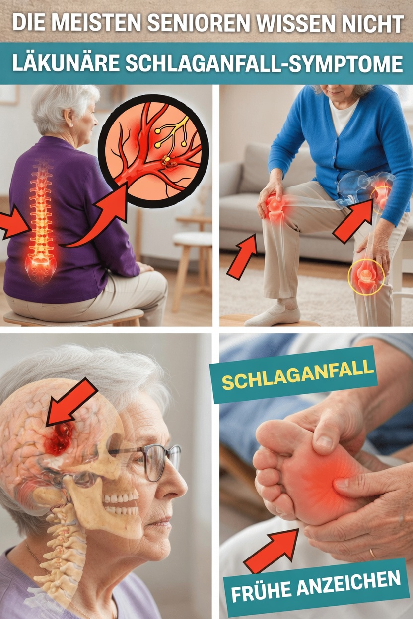 Was sind die 7 Warnzeichen eines lakunären Schlaganfalls, die die meisten Senioren über 60 oft übersehen?