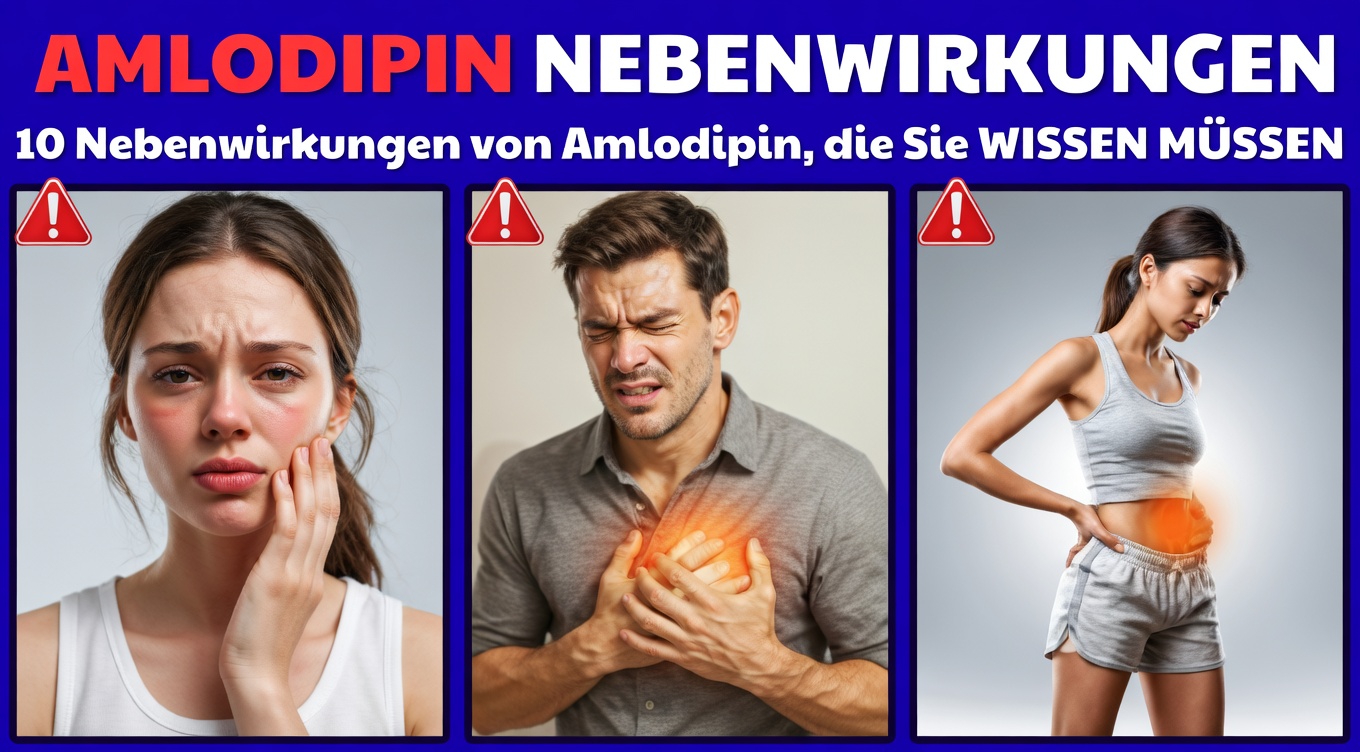 12 überraschende Nebenwirkungen von Amlodipin, die Ärzte oft nicht erwähnen