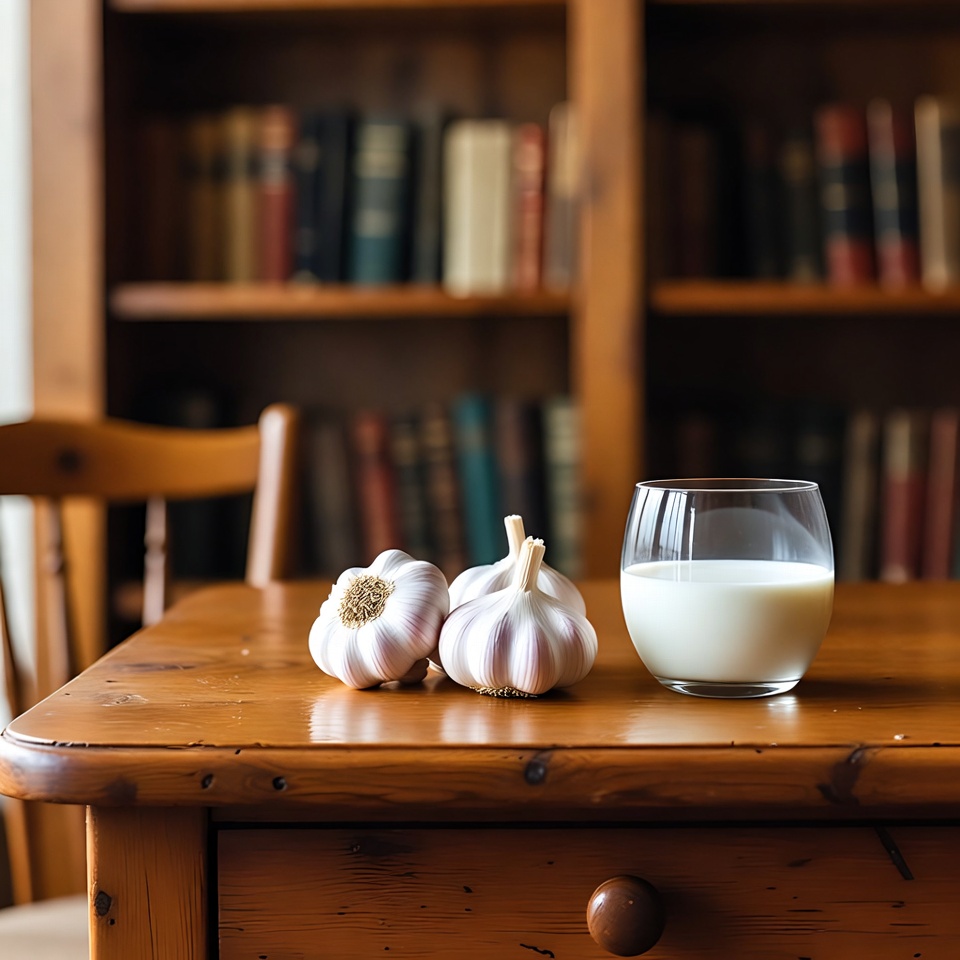 Mischen Sie Knoblauch mit Milch, und Sie werden mir danken