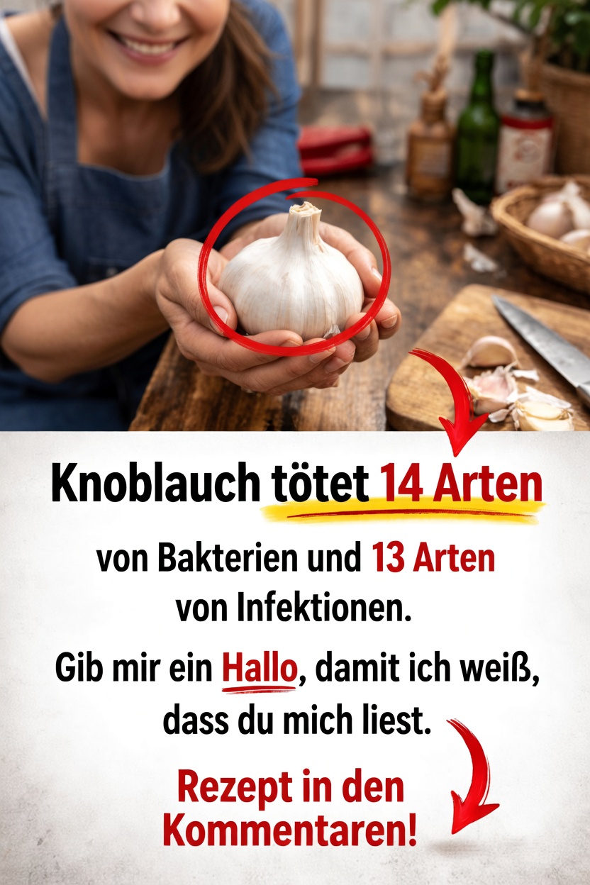 Knoblauch: Das natürliche Antibiotikum, das Infektionen beseitigt