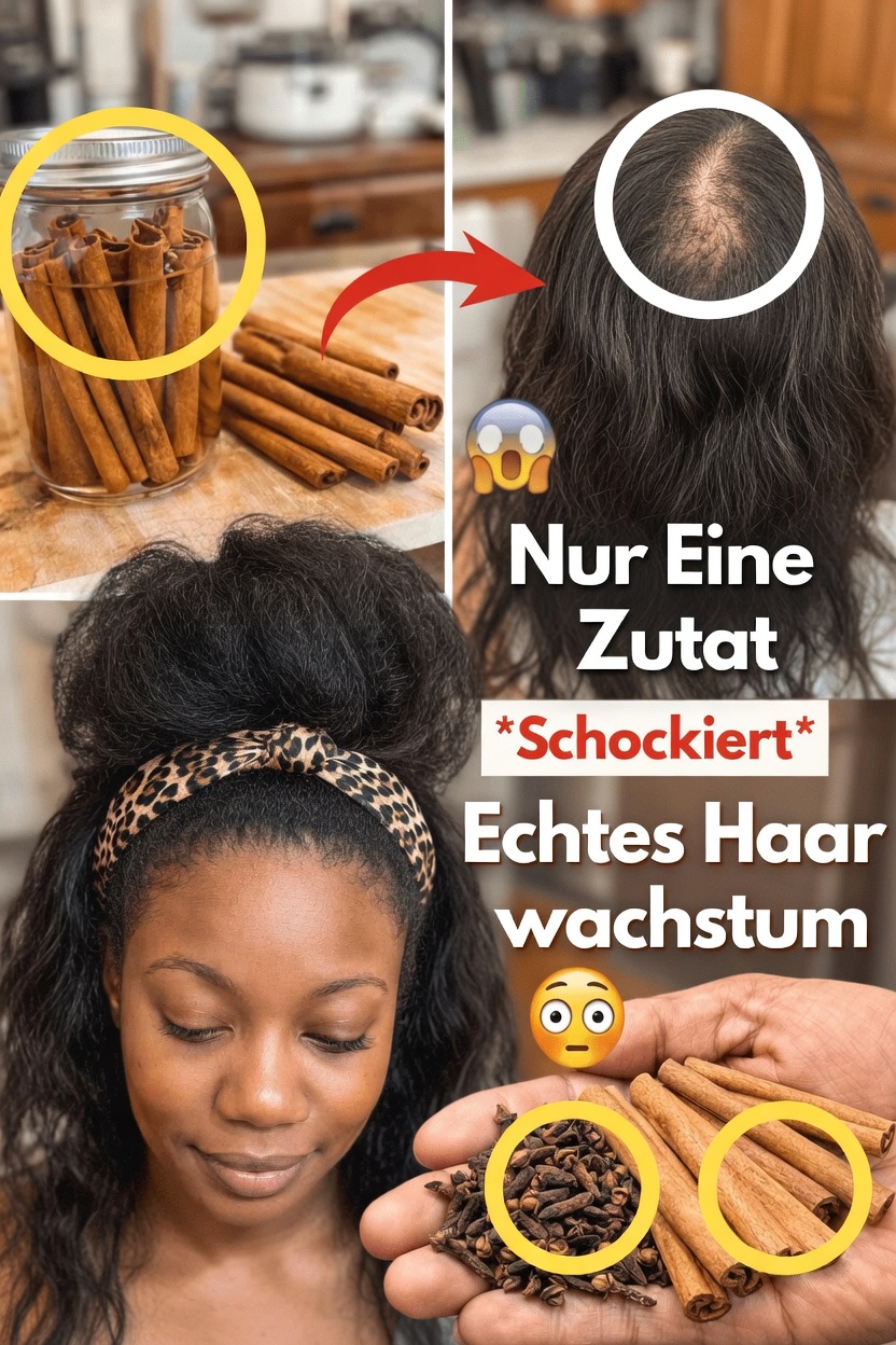 Nelken und Zimt: Eine natürliche Küchenmischung zur Unterstützung eines gesunden Haarwachstums