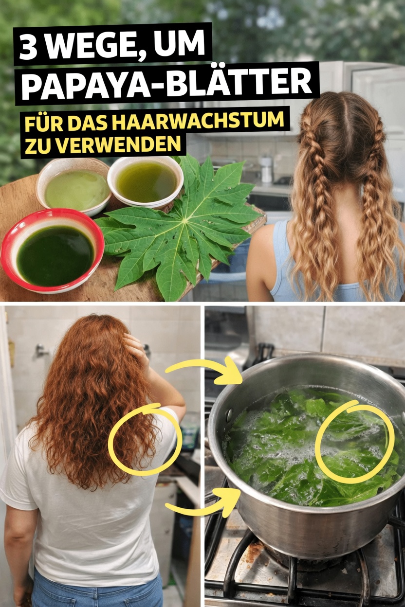 Können Papayablätter gesünderes Haar und eine gesündere Kopfhaut unterstützen? Zwei einfache DIY-Methoden zum Ausprobieren