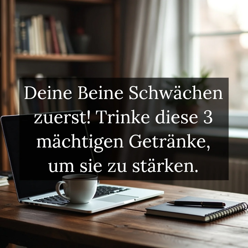 Deine Beine werden zuerst schwach! Trinke diese 3 kraftvollen Getränke, um sie zu stärken