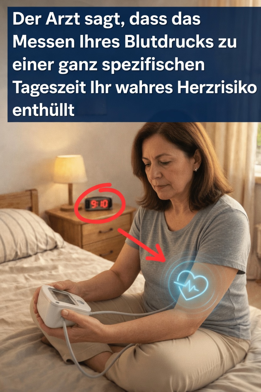 Die eine Tageszeit, zu der Ihr morgendlicher Blutdruckwert Ihr wahres Herzgesundheitsrisiko verrät