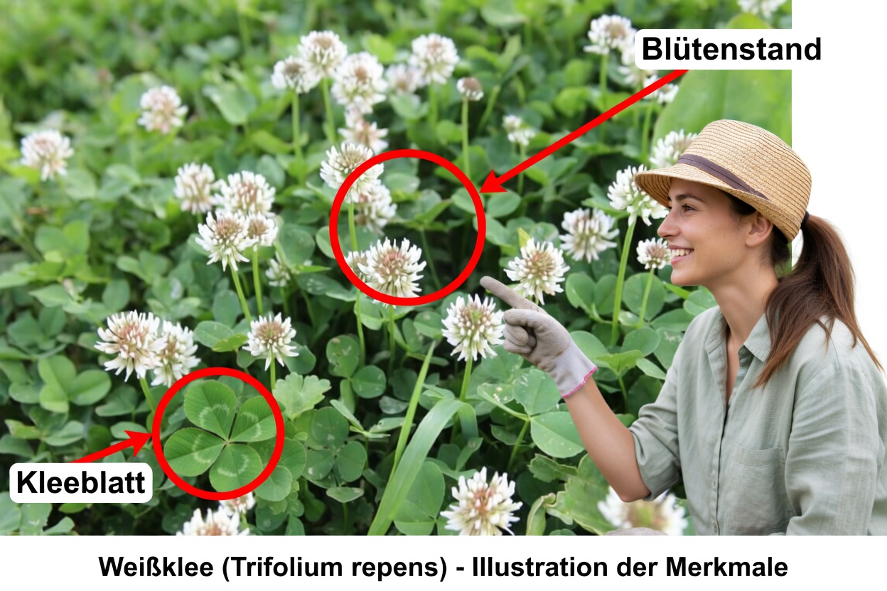 🌿 Weißklee (Trifolium repens): 15 gesundheitliche Vorteile & wie man einen einfachen Tee zubereitet