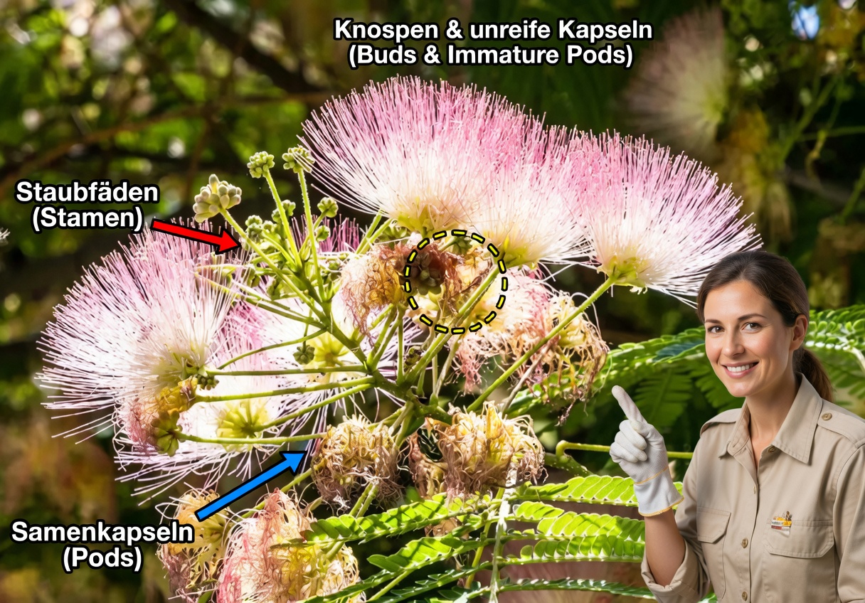 Albizia julibrissin: Die Vorteile von Rinde, Blüten und Blättern entdecken