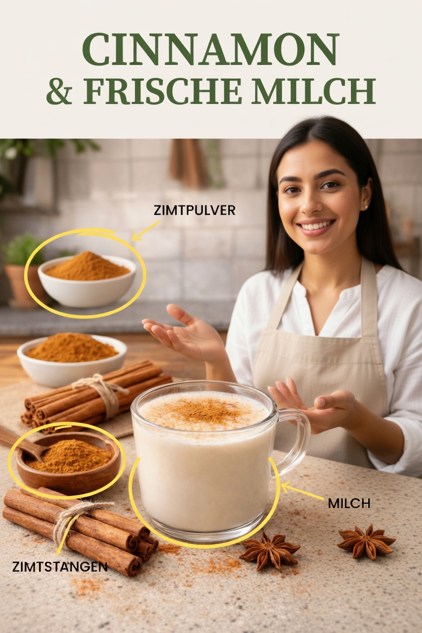 Warme Zimtmilch: Eine einfache Abendgewohnheit für das Wohlbefinden der Augen und die allgemeine Gesundheit