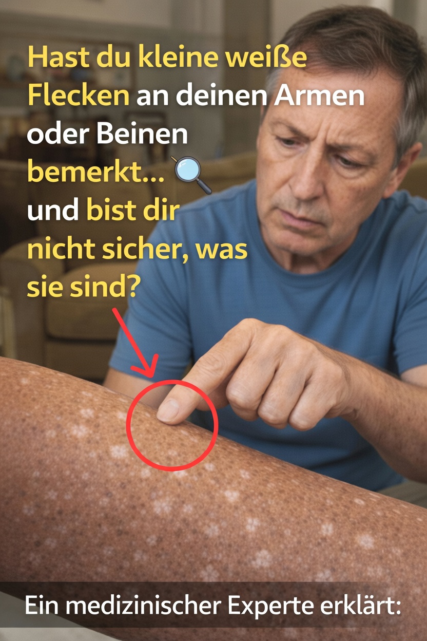 Warum erscheinen kleine weiße Flecken auf Ihren Armen und Beinen? Dieses häufige Hautbild verstehen