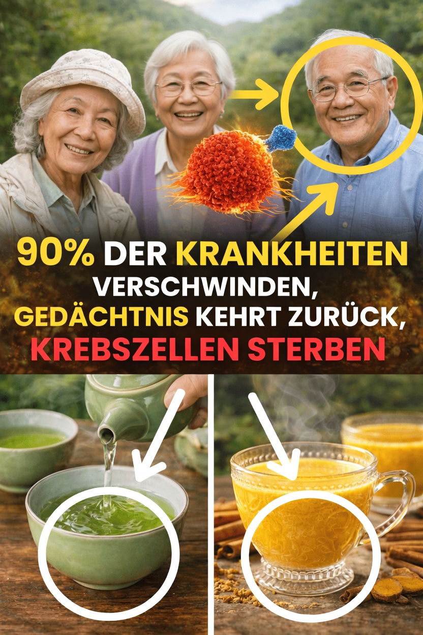 Die einfache tägliche Gewohnheit mit grünem Tee und Kurkuma, die das allgemeine Wohlbefinden und die Langlebigkeit unterstützt