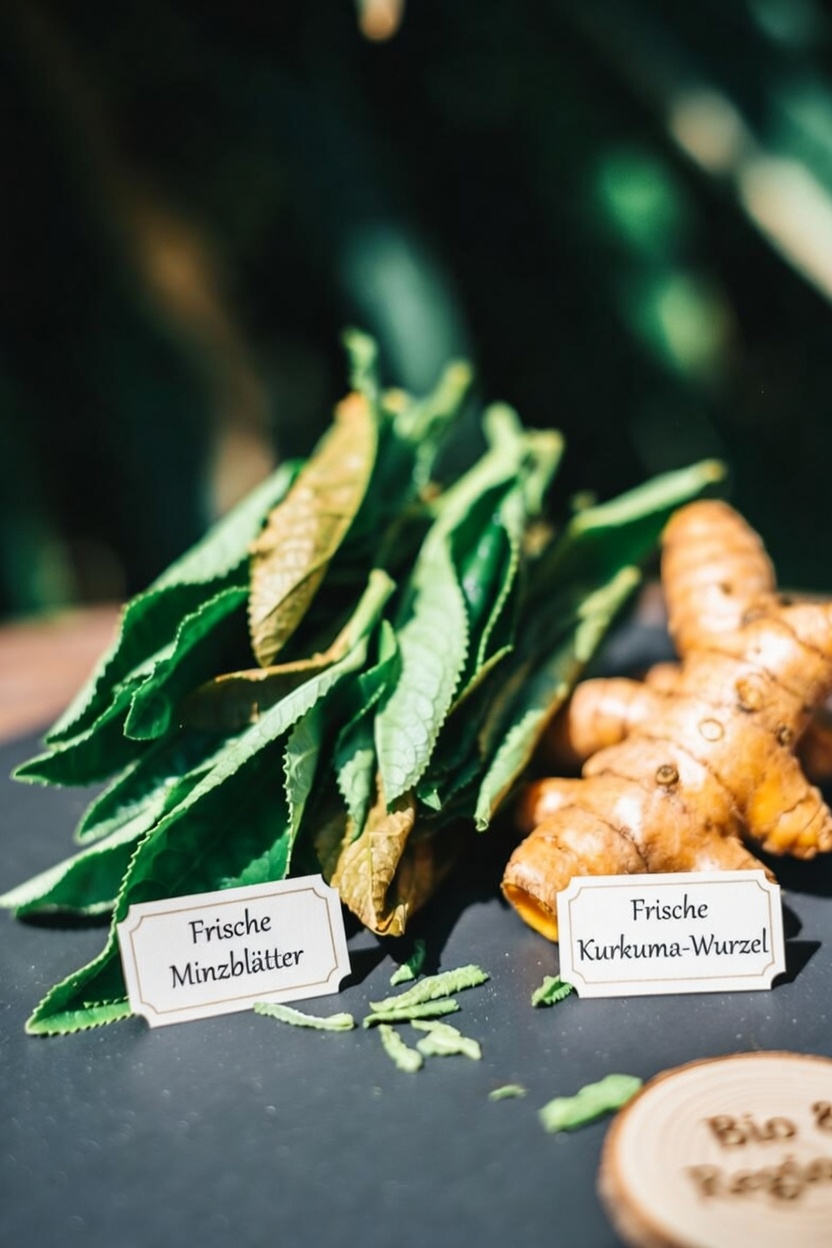 Die einfache tägliche Gewohnheit mit grünem Tee und Kurkuma, die das allgemeine Wohlbefinden und die Langlebigkeit unterstützt