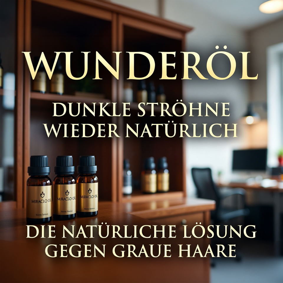 Wunderöl, um graues Haar auf natürliche Weise rückgängig zu machen