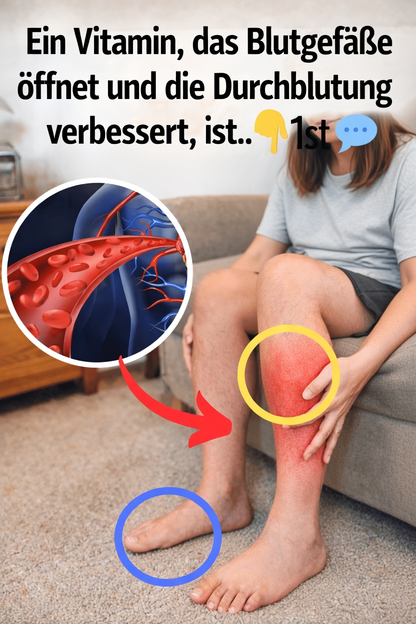Das eine Vitamin, das nach 50 einen gesunden Blutfluss und die Gefäßfunktion unterstützt