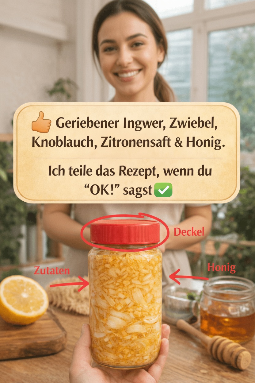 Der kraftvolle tägliche Löffel: Warum Menschen Ingwer, Zwiebel, Knoblauch, Zitrone und Honig mischen
