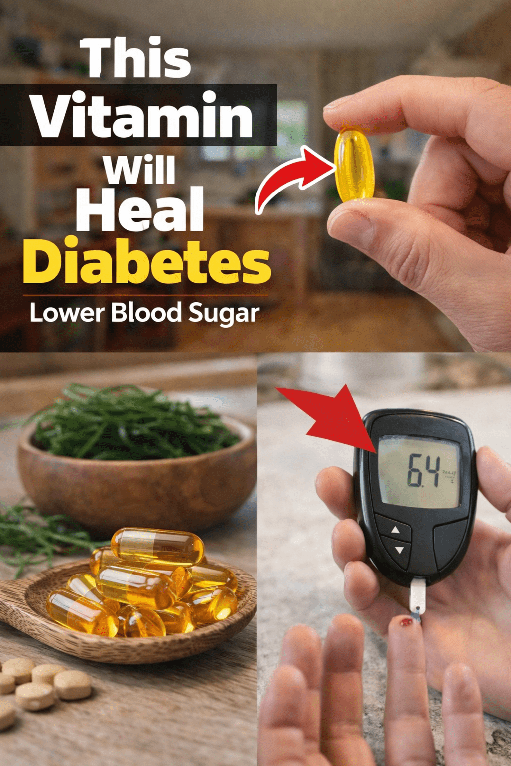 Könnten Ihnen diese 3 Vitamine fehlen? Viele Menschen mit Diabetes haben einen Mangel, und das könnte die Blutzuckerkontrolle beeinträchtigen