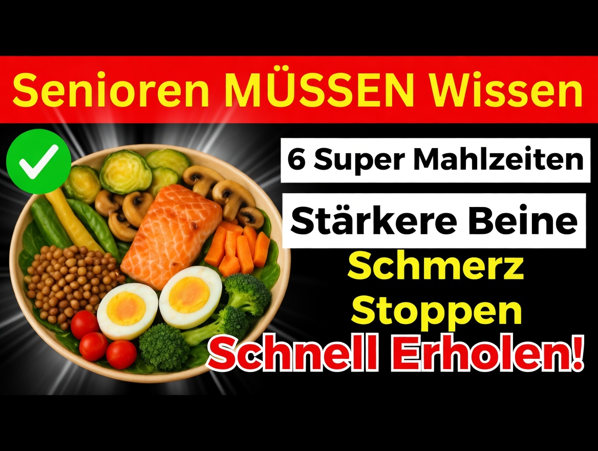 Die 3 besten Lebensmittel, die die Gesundheit der Beinmuskulatur bei Senioren über 60 unterstützen können