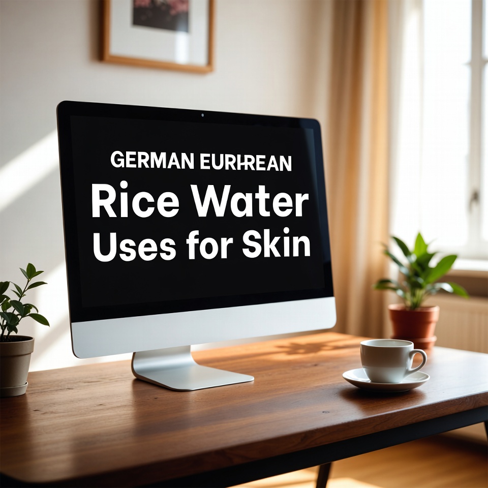 Verwendung von Reiswasser für die Haut