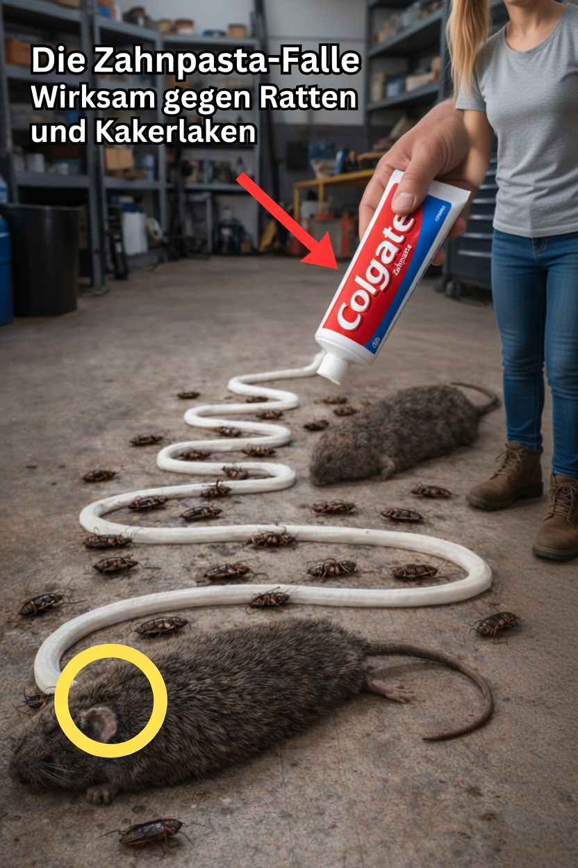 Hören Sie auf, Geld für Schädlingsgifte zu verschwenden: Probieren Sie diesen einfachen Zahnpasta-Trick zur natürlichen Schädlingsabwehr aus
