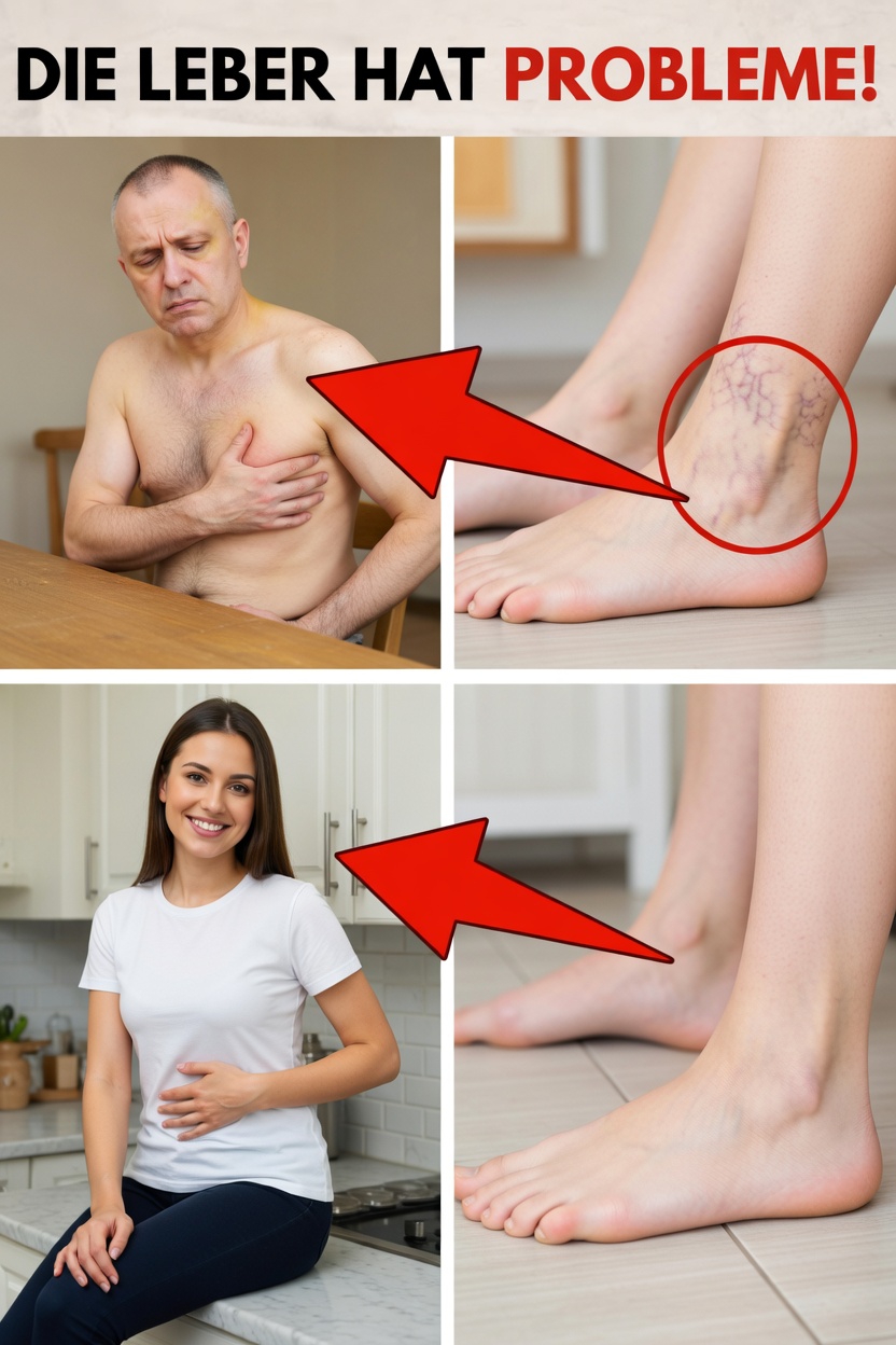 9 überraschende Anzeichen an Ihren Füßen, die auf Leberprobleme hinweisen könnten