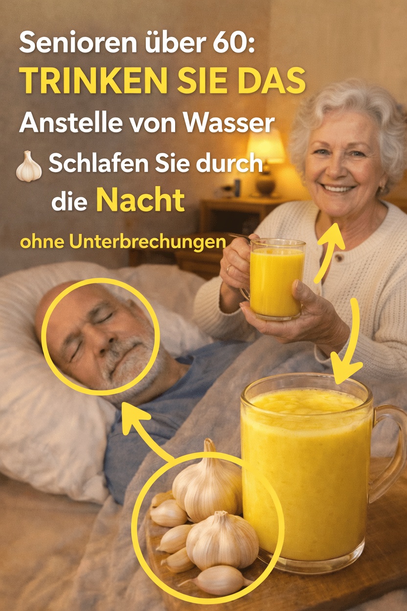 Ein beruhigendes warmes Getränk, das viele über 60 genießen, um die ganze Nacht besser zu schlafen