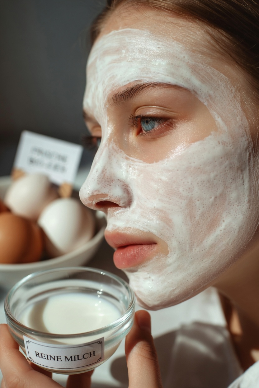 Kann eine Eiweißmaske das Erscheinungsbild vergrößerter Poren und Mitesser minimieren? Eine einfache Erkundung für zu Hause