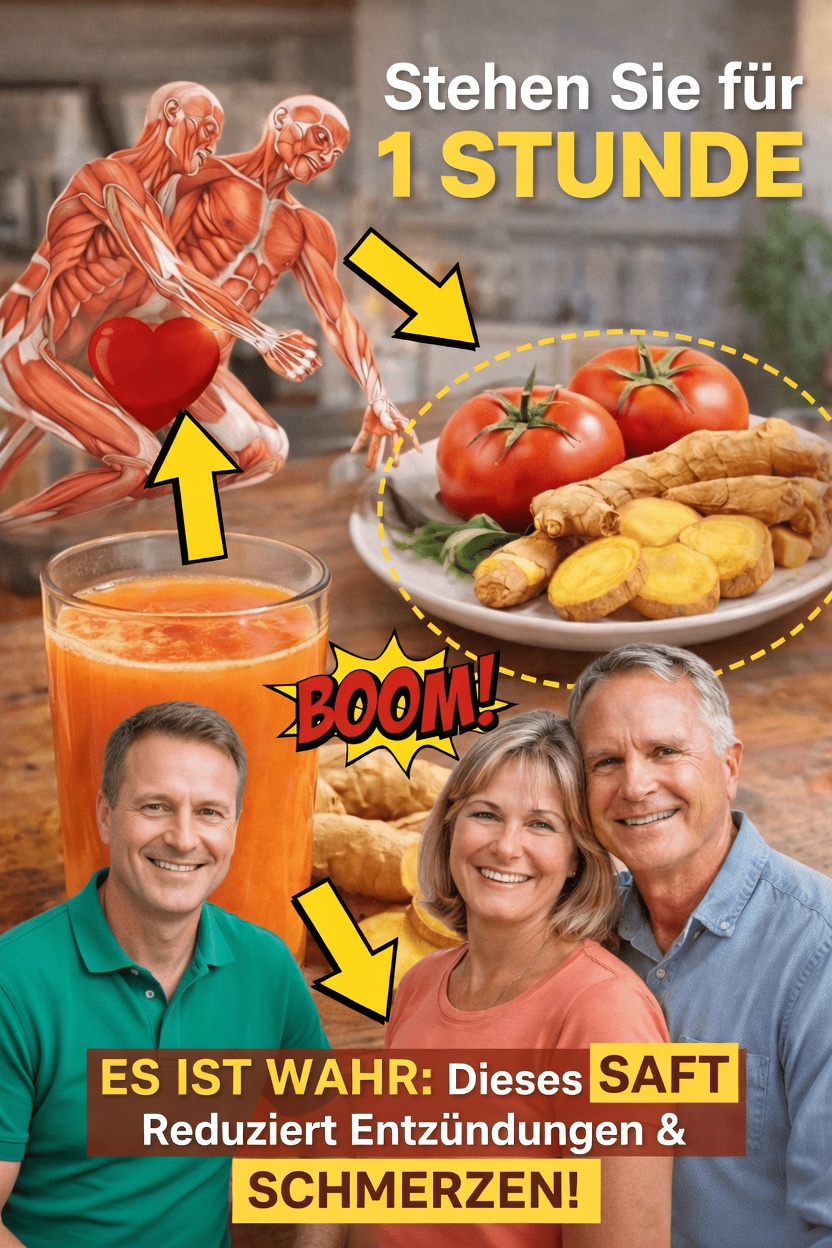 Eine einfache Routine mit Ingwer- und Tomatengetränk, die auf natürliche Weise tägliche Energie und Konzentration unterstützt