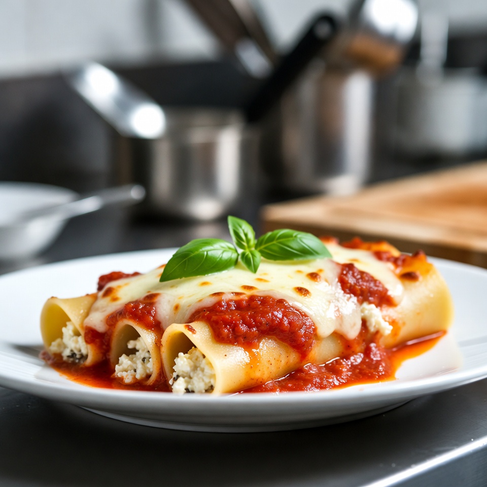 Überbackene-Manicotti-Rezept