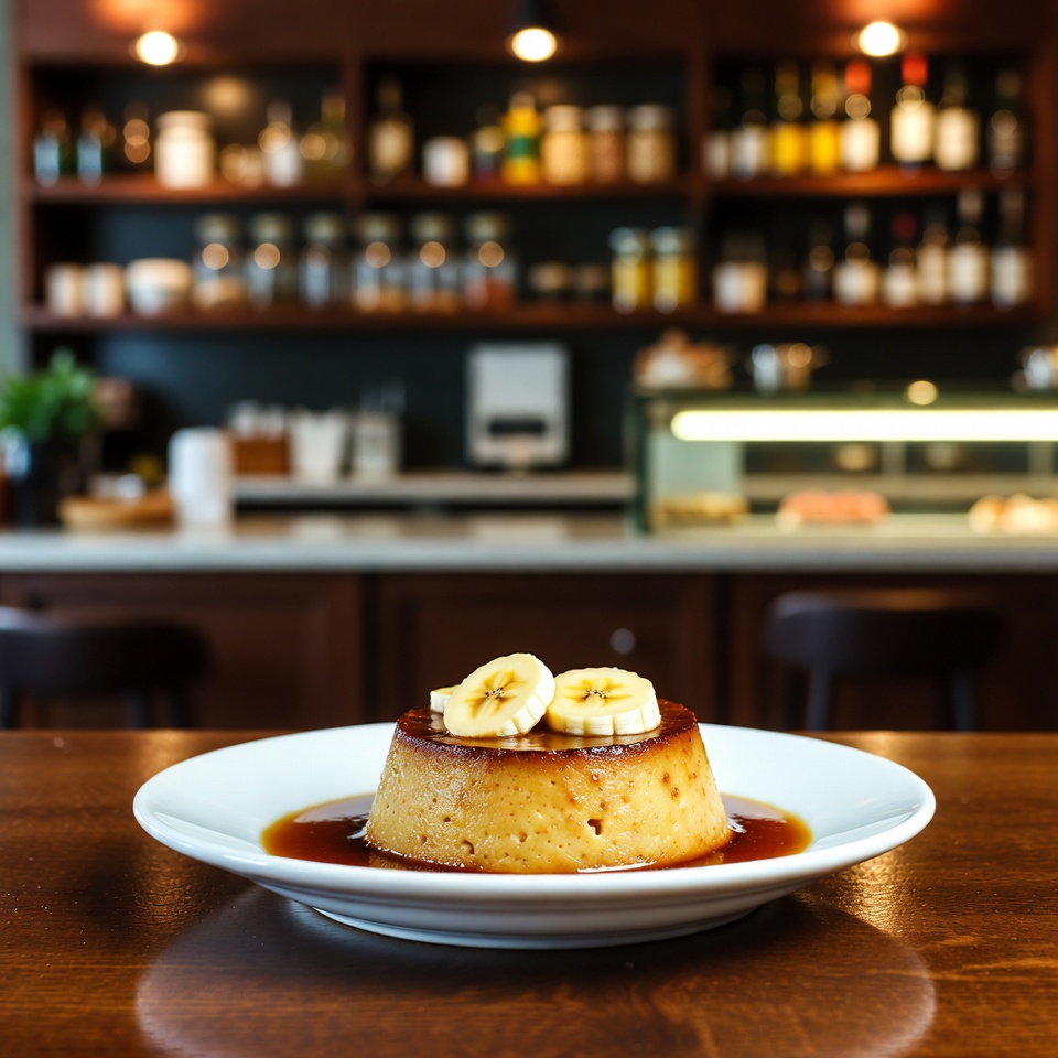 Bananen-Foster-Pudding