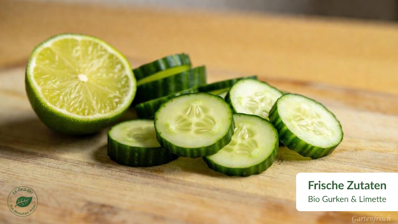 Einfache tägliche Gewohnheit: Erfrischendes Gurken-Limetten-Minz-Wasser für das Wohlbefinden der Augen und die Flüssigkeitszufuhr