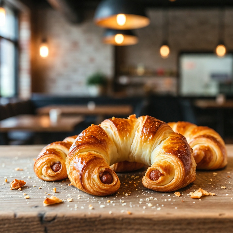 Würstchen- und Käsehörnchen