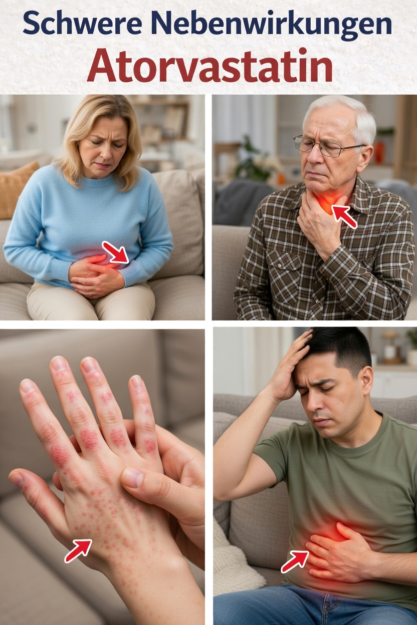 Nebenwirkungen von Atorvastatin: Was Sie wissen müssen, bevor Sie dieses gängige Cholesterinmedikament einnehmen
