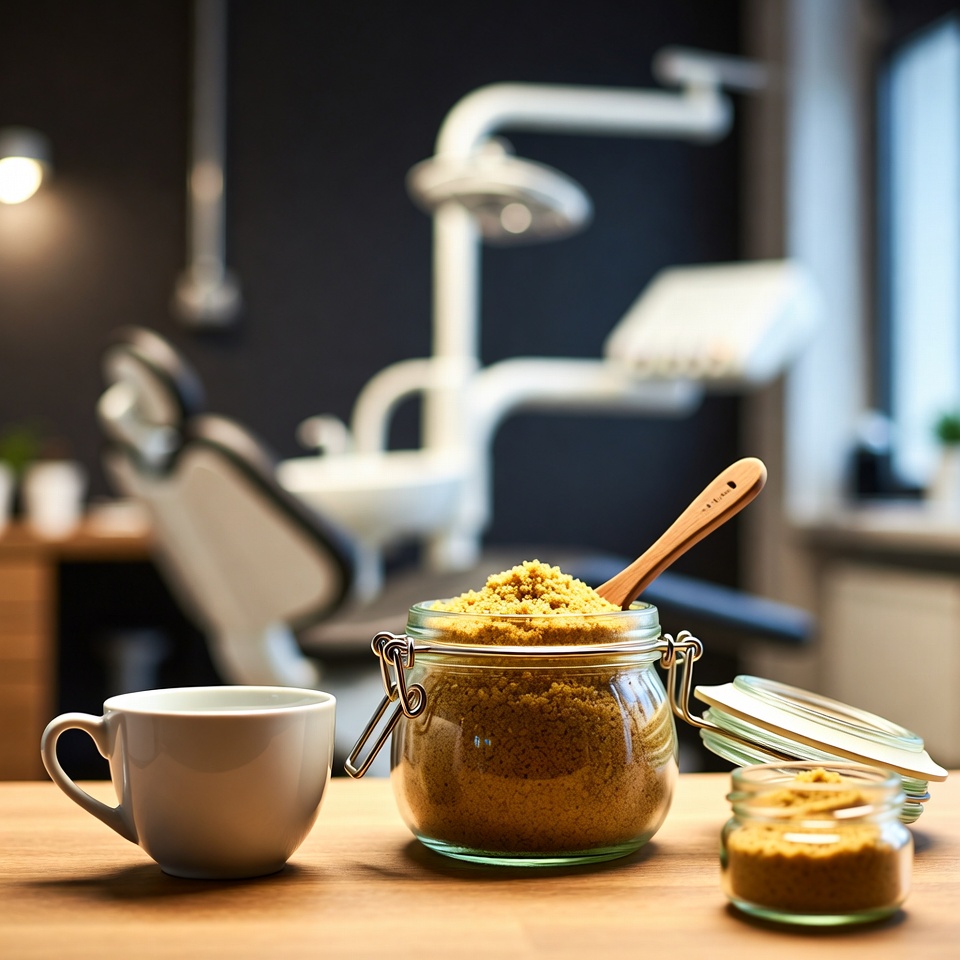 Natürliche Mischung zum Aufhellen gelber Zähne zu Hause an einem Tag ohne Zahnarzt